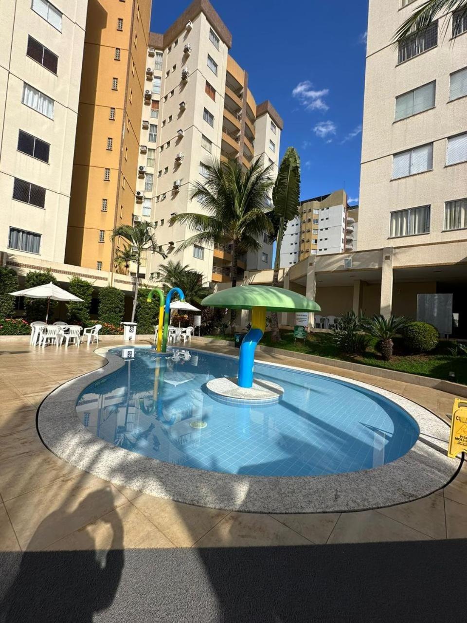 Caldas Novas - Prive Das Thermas II - Apto 3 Quartos - Parque Aquatico Exterior foto